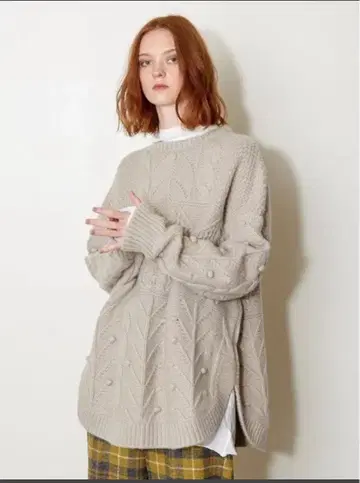 정가 3만 <AEWEN MATOPH> 케이블 니트 울