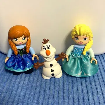 레고 듀플로 엘사 안나 올라프 세트