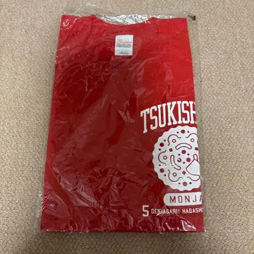 TSUKISHI MONJA 빨간색 T셔츠 새상품