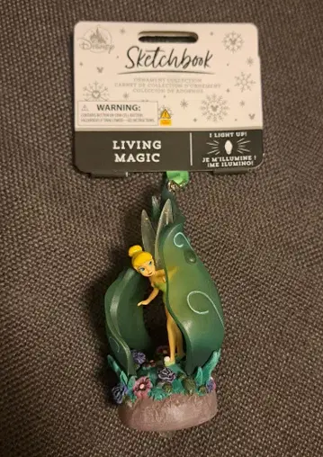 팅커벨 라이트 디즈니 스토어 오너먼트 2025 크리스마스