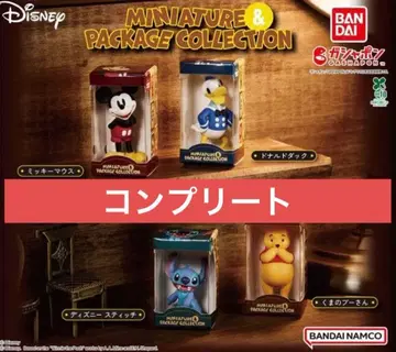 디즈니 캐릭터 미니어처 & 패키지 컬렉션 전 4종 컴프