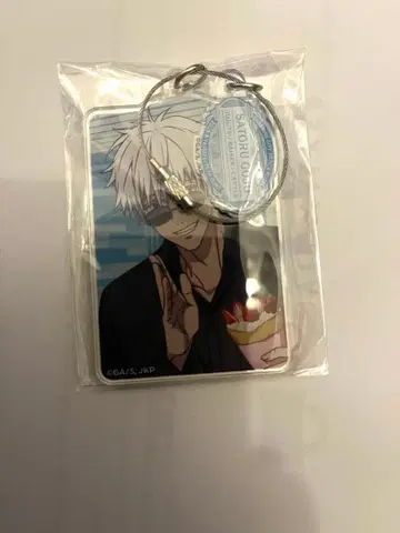 주술회전 고죠 사토루 이케프리 아크릴 키링 와이어링