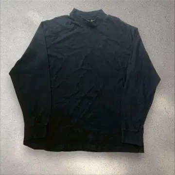 Eddie Bauer 티셔츠 스탠드 카라 블랙 L