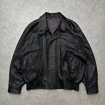 양가죽 블랙 가죽 자켓 혁잠 아메카지 vintage 그런지