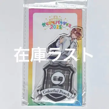 컬러풀 피치 아크릴 스탠드 우리