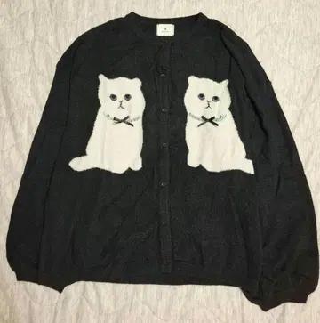 merry jenny cat x cat 가디건 블랙