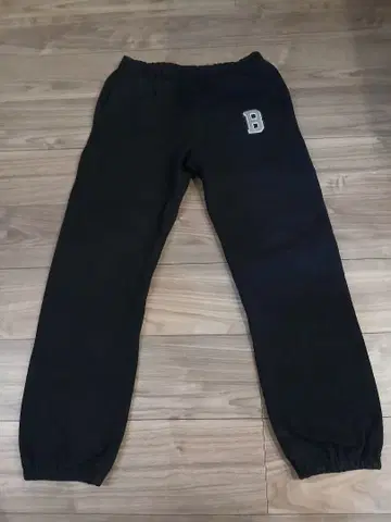 BEAMS B 로고 스웨트 팬츠 S 새상품급