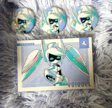 컴퍼스 아니아트 Ani-Art 보이드 캔 배지 특전