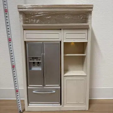 미니어처 냉장고 실버 화이트