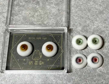 딜러 제작 레진 안구 약 14mm 홍채 작음 3개 세트 인형 안구