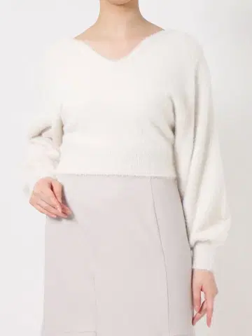 MERCURYDUO 2WAY 미니 샤기 니트