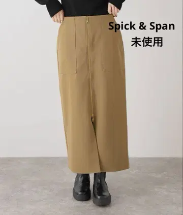 스픽 앤 스팬 Spick & Span 프론트 지퍼 스커트 새상품
