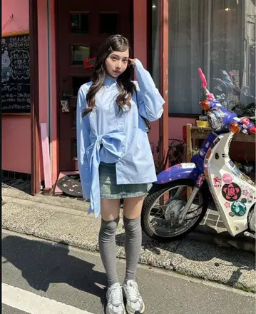 Bibiy RUBY RIBBON SHIRT white