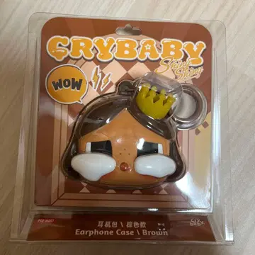 CRYBABY SHINY SHINY 크라이베이비 이어폰 케이스 브라운