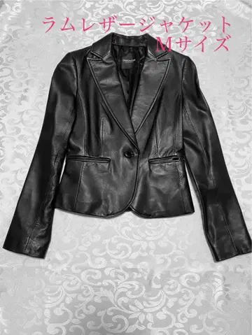 CRACKSTEP 라무 가죽 자켓 M 사이즈 블랙