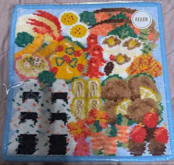 [ 새상품 ] 페이러 러브리 와쿠와쿠 도시락 손수건 블루