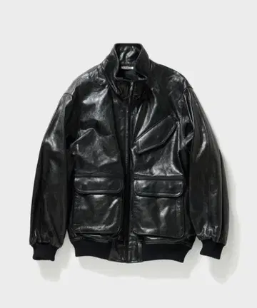 AURALEE 25FW 4 LAMB LEATHER ZIP BLOUSON