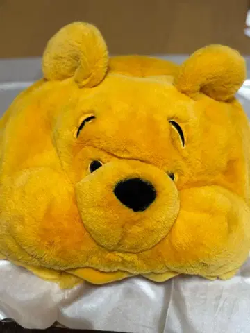 푸우 귀 달린 봉제 인형 캡