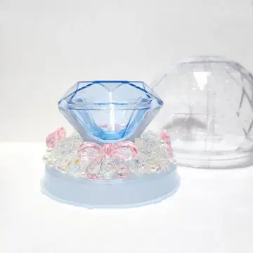 CARAT봉 데코 부품 핑크 리본