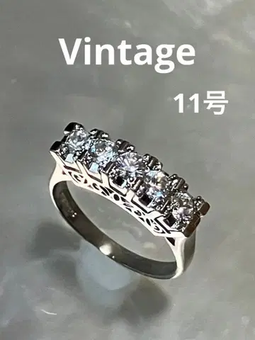 앤티크 레트로 쇼와 반지 실버