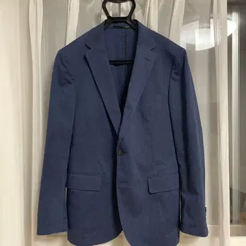 네이비 비즈니스 자켓 싱글 버튼