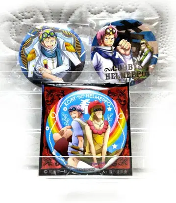 원피스 캔뱃지 코비 헤르메포 3세트