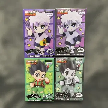 미개봉 새상품 헌터 x 헌터 MONOTOON 피규어 4체 세트