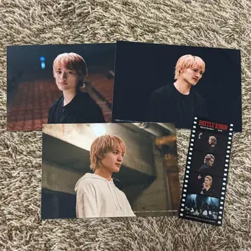 원엔 우에무라 켄신 배틀킹 브로마이드 필름풍 스티커