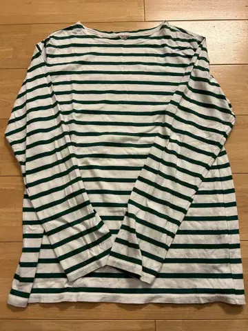 FilMelange 보트넥 긴팔 티셔츠