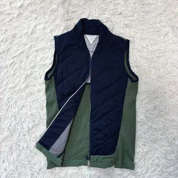 신상 테일러메이드 베스트 충전솜 다운 카키 하이브리드 골프웨어