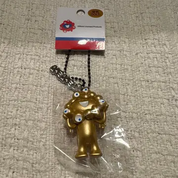 박람회 EXPO2025 미야쿠미야쿠 입체 키링 골드 컬러 PVC