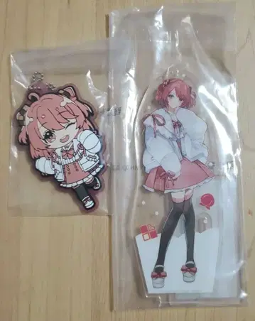 컬러풀 피치 노아님 제일복권 아크릴 스탠드 러버 참 세트