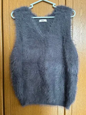 [ 새상품급 ] 어스 뮤직&에코로지 샤기 베스트 그레이