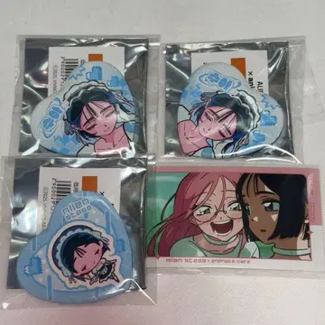 에이리언 스테이지 에이스테 애니카페 하트형 캔뱃지 스아