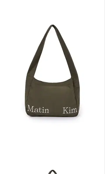 Matin Kim 숄더백 올리브 그린