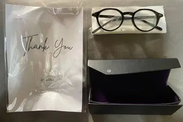 미사용 새상품 ayame SPIKE 프레임 컬러 블랙