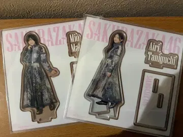 사쿠라자카46 복권 아크릴 스탠드 마토노 미오 타니구치 아이리