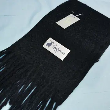 [택 포함 새상품] 캐시미어 100% 머플러 블랙