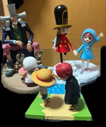 원피스 제일복권 B상 초파 D상 레베카 루피&생크 세트