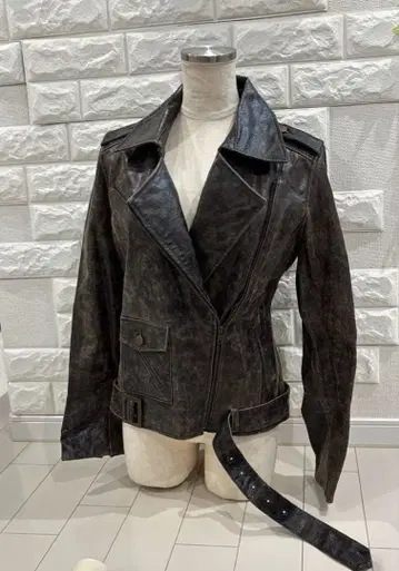 다크 그레이 라이더 자켓 사이즈 2