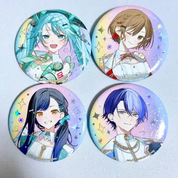 프로젝트 세카이 프로세카 감사제 오로라 금박 캔뱃지 세트