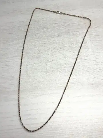 트위스트 체인 실버 925 이탈리아제 [ 55cm ]