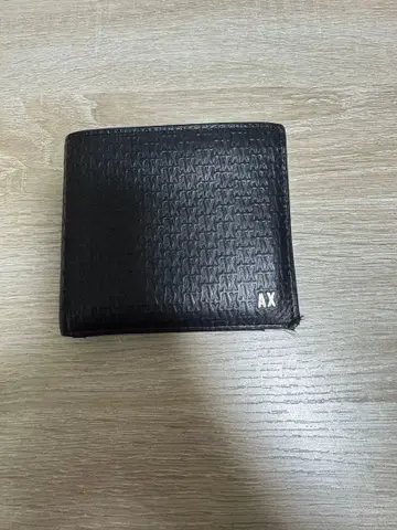 Armani Exchange 블랙 접이식 지갑