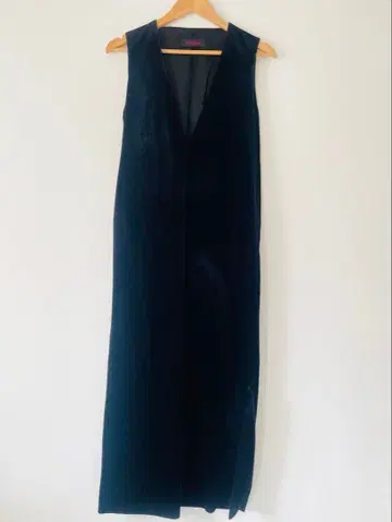 [ CABaN tomorrowland 벨로아 V넥 원피스 XS ]