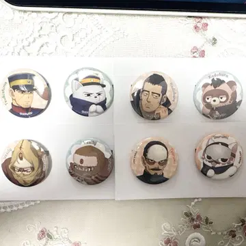 골든 카무이 애니메이트 동물 포즈 캔뱃지 미니 브로마이드