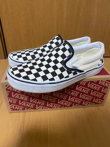 VANS 체커 패턴 슬립온