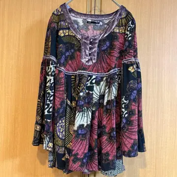 로프 loaf 긴팔 티셔츠 FREE 레드 멀티 컬러