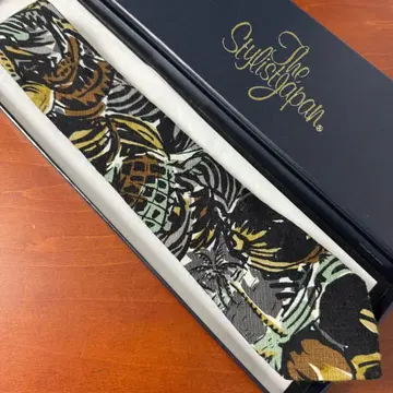 레어 더스타일리스트재팬 알로하 하와이안 프린트 타이 넥타이