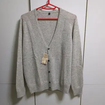 무인양품 캐시미어 V넥 가디건