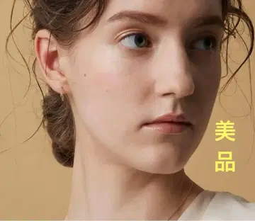 [ 새상품급 ] agete 10k 시스루 후프 귀걸이